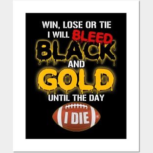 Pittsburgh football jersey limited edition win lose or tie Posters and Art